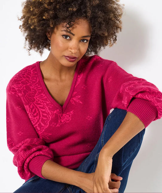 Joe Browns - Perfect Paisley V Neck Jumper