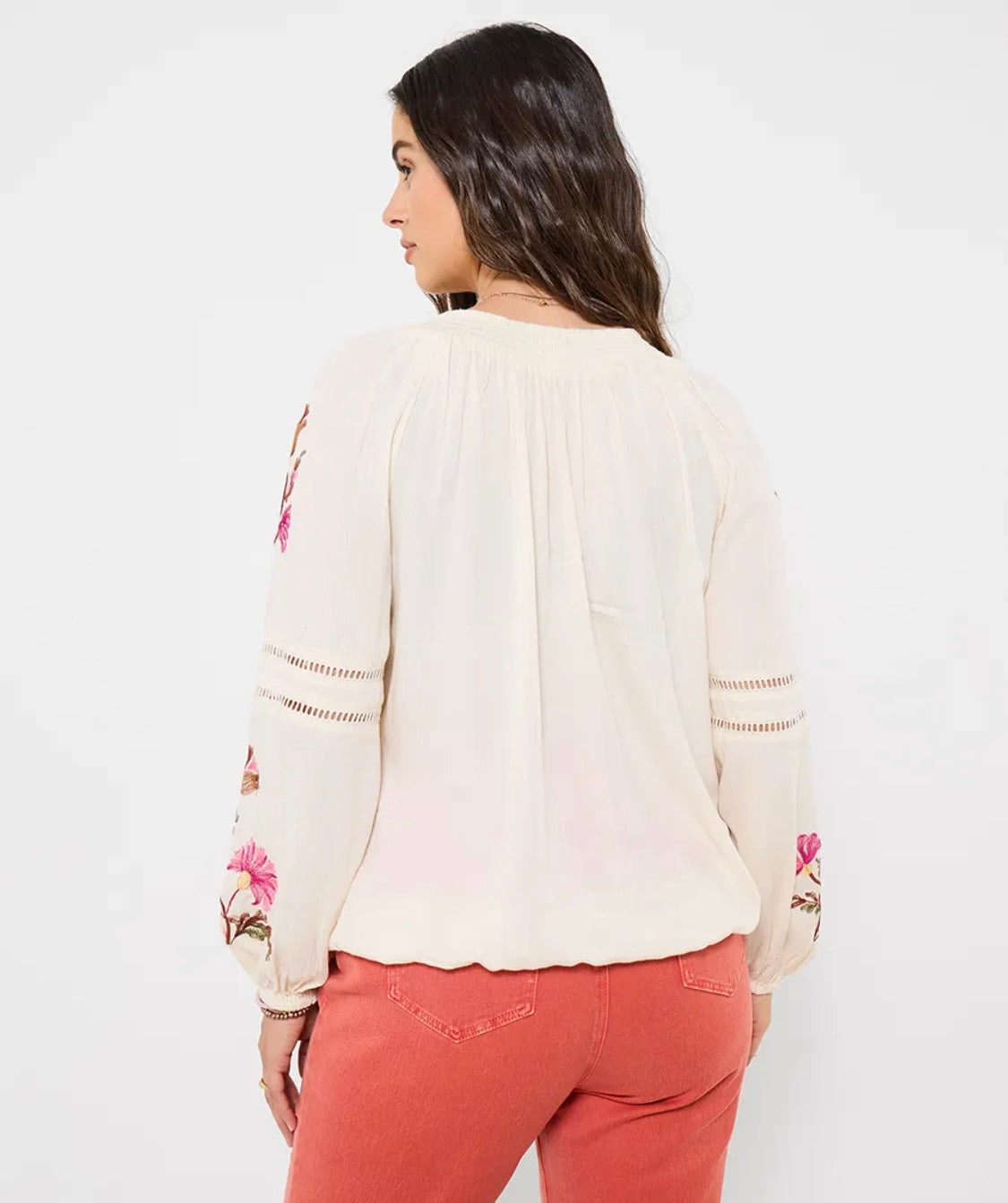 Joe Browns - Sunset Skies Embroidered Peasant Top