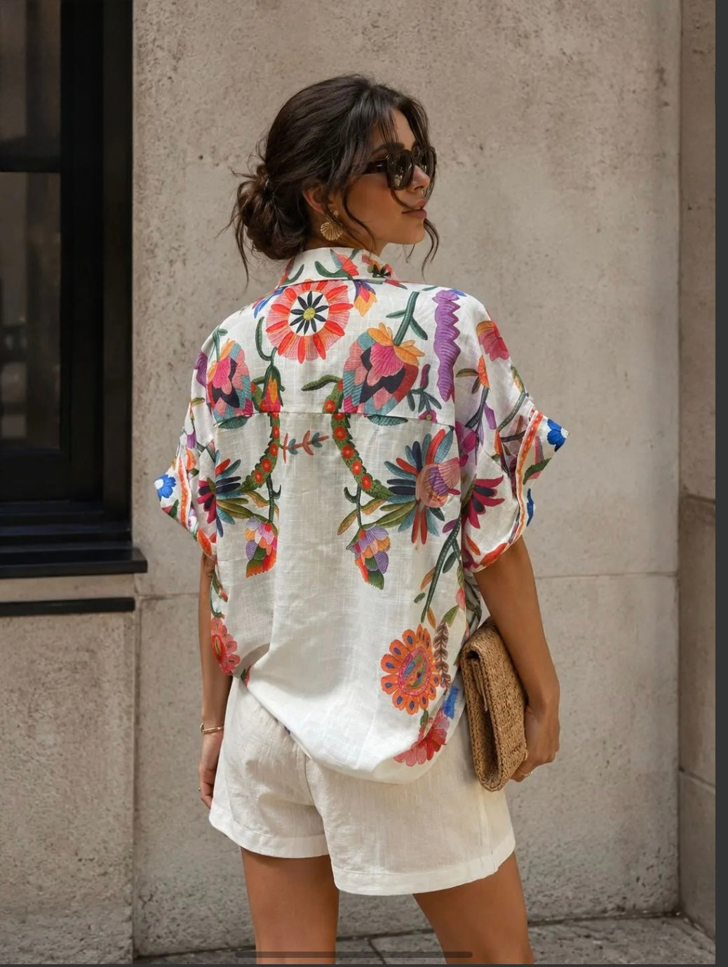 Multicolour Floral Print Shirt