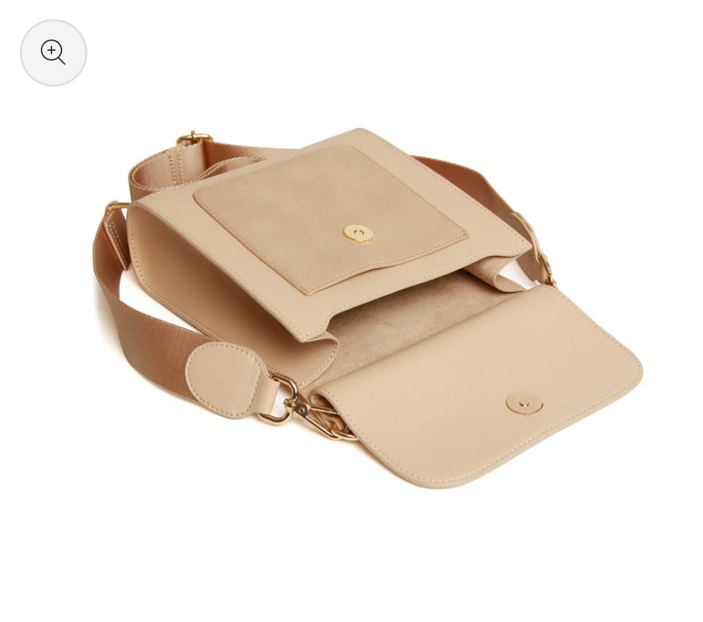 Alice Wheeler - 'Seville’ Sand Crossbody Bag