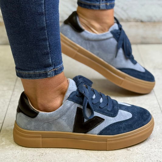 Drilleys- 'Ninety' Double Denim Trainer