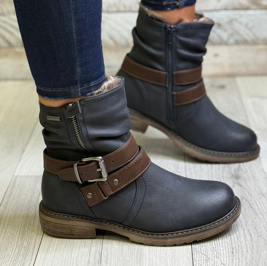 Lunar - 'Chime III' Navy Boot