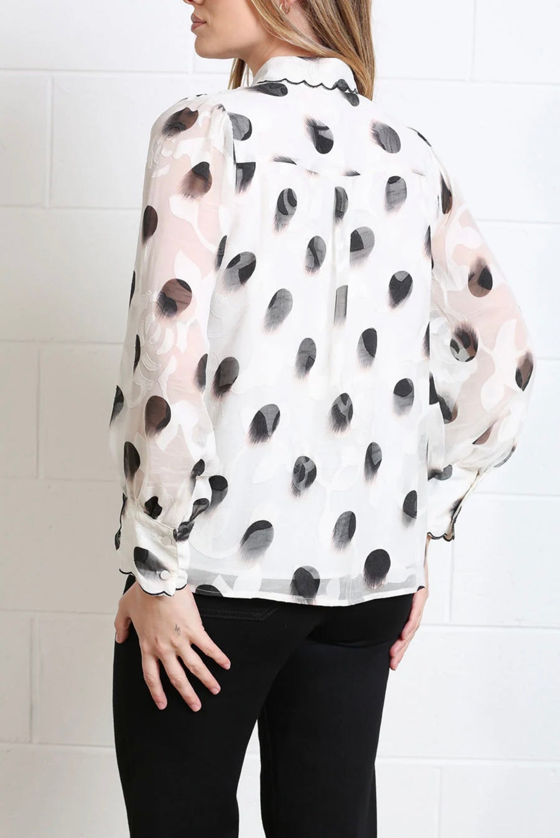Rant & Rave - Posy White Blouse