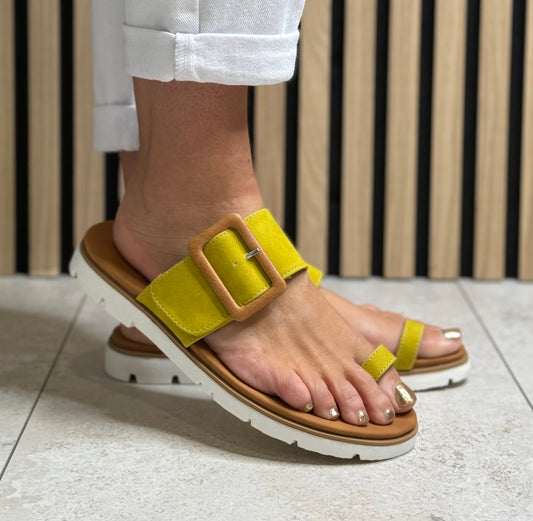 Lunar - 'Emily' Lime Sandal