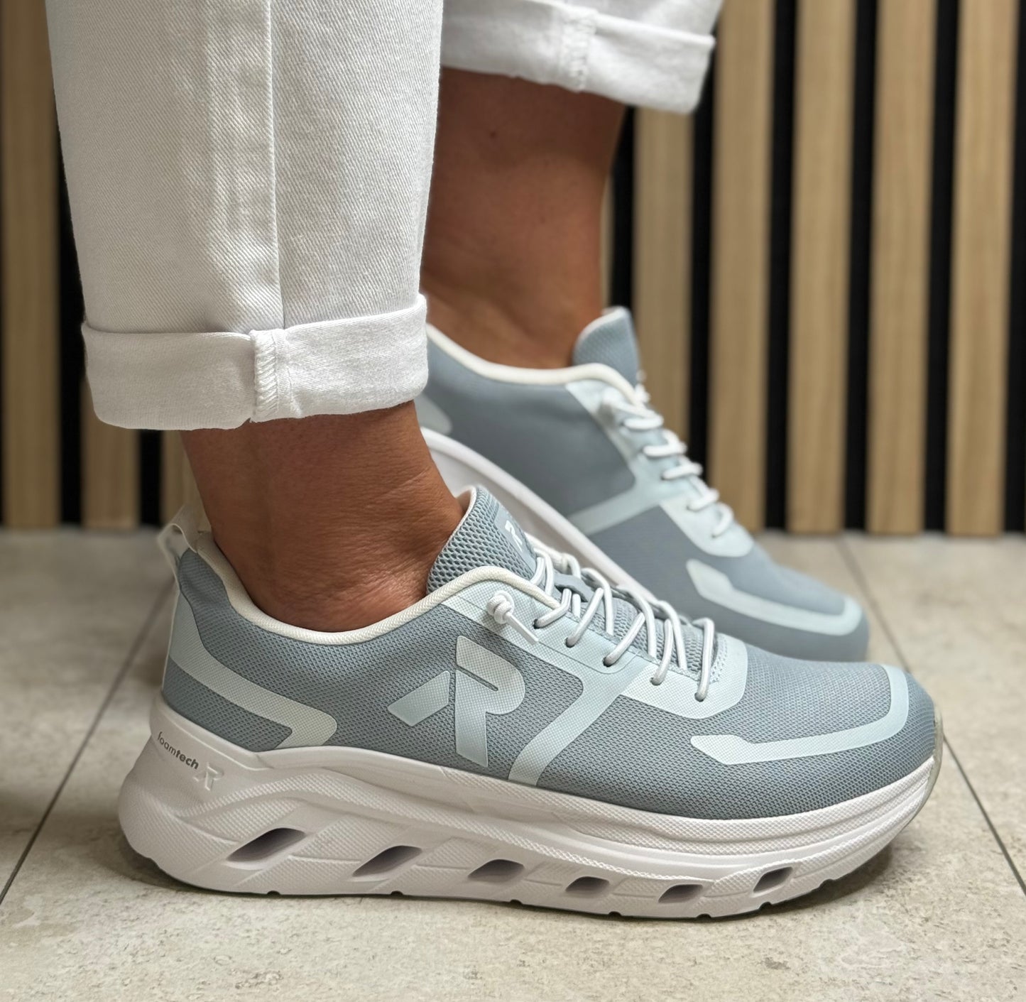 Rieker - Blue 'FoamTech' Sports Trainer