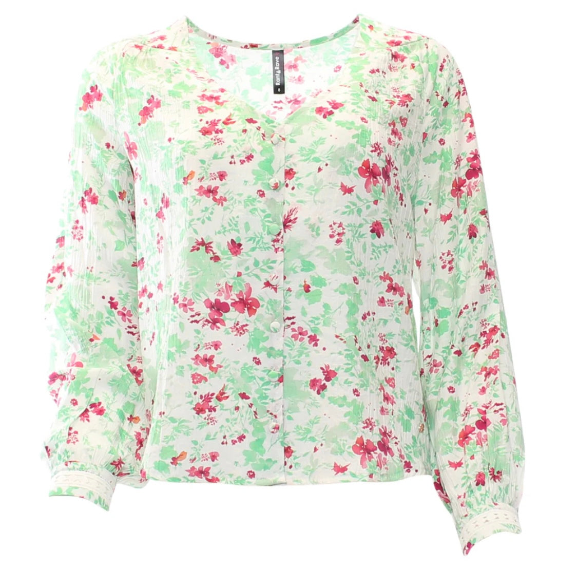 Rant & Rave - ‘Ann’ Green Blouse
