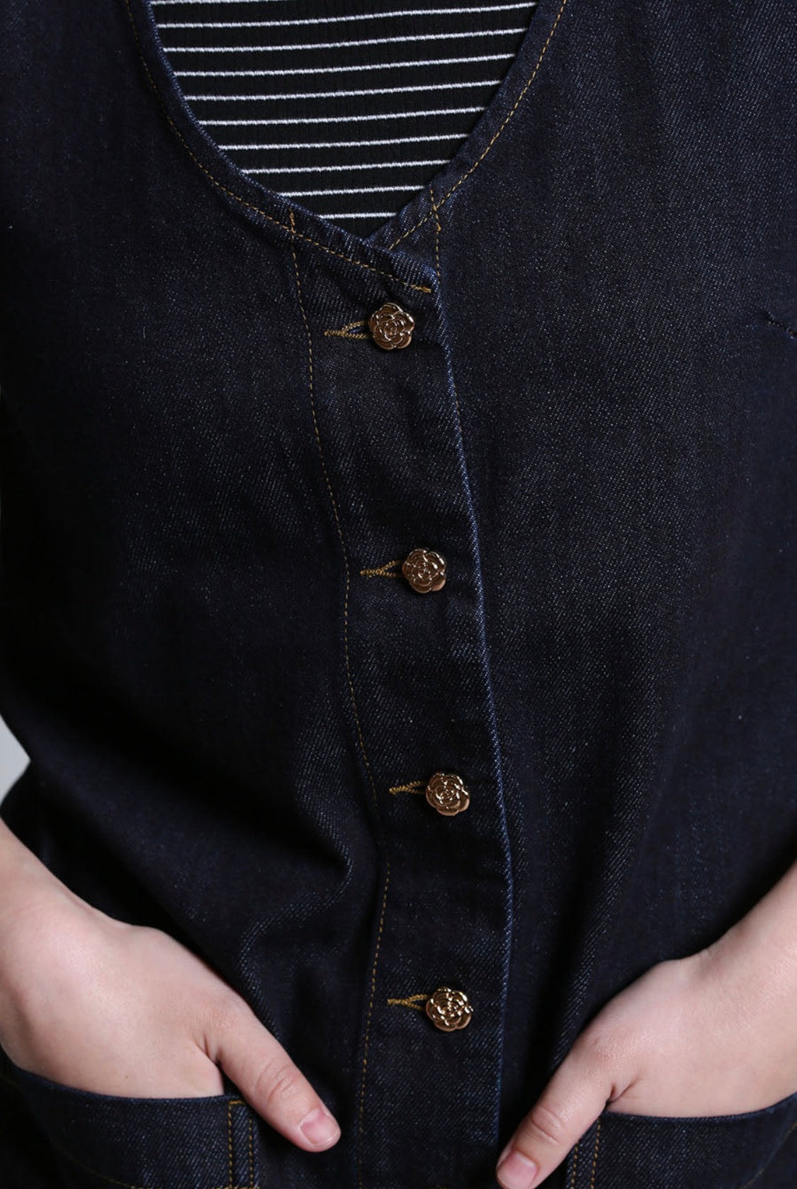 Rant & Rave - Helena Dark Indigo Denim Dress