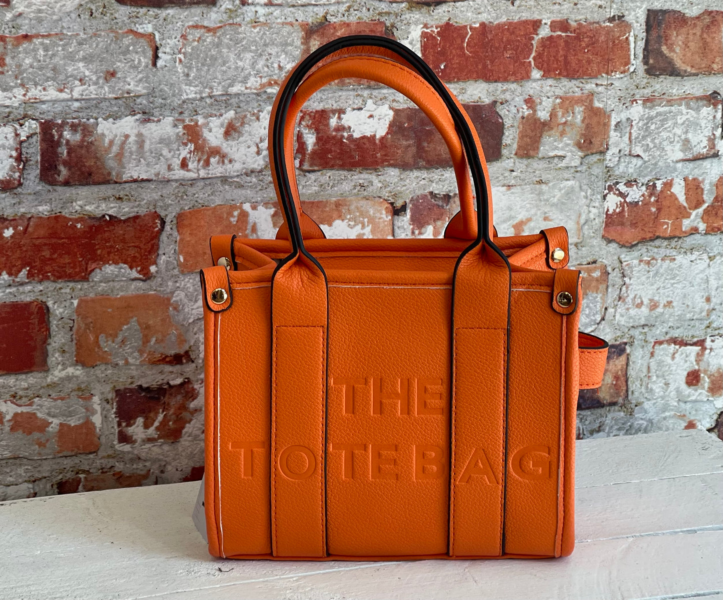 hannah k - Orange Mini Tote