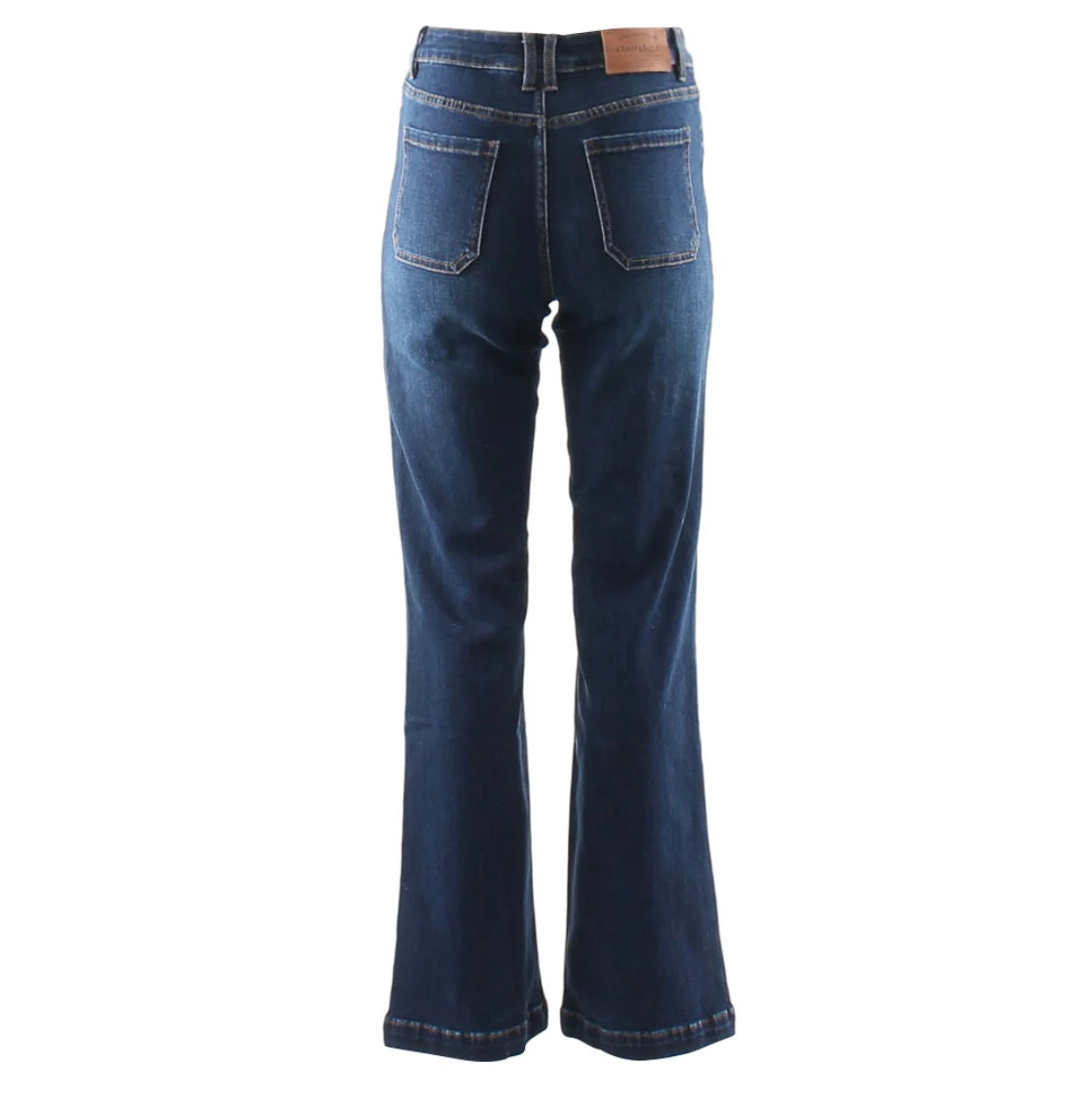 Rant & Rave - 'Sherry' Dark Wash Wide Leg Jean