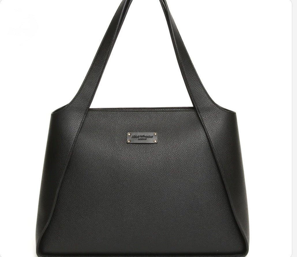 Alice Wheeler - Kensington Black Tote Handbag