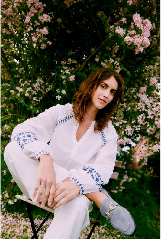 b.young - Byjiya Emblem Blouse