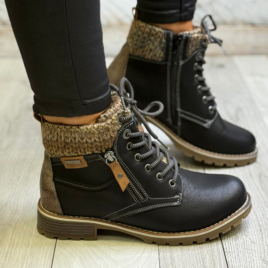 Lunar - 'Millie' Black Boot