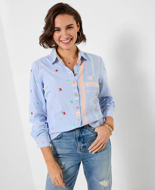 Joe Browns - Florence Embroidered Cotton Shirt