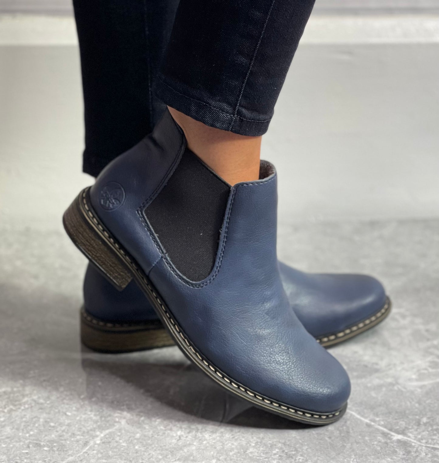 Rieker - Navy Chelsea Boot