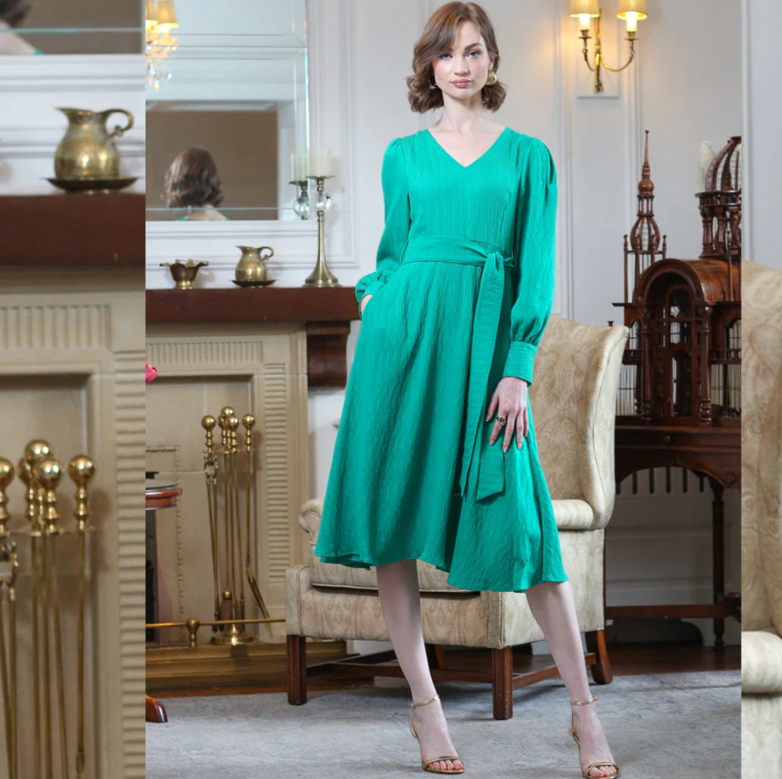 Rant & Rave - ‘Bela’ Green Dress