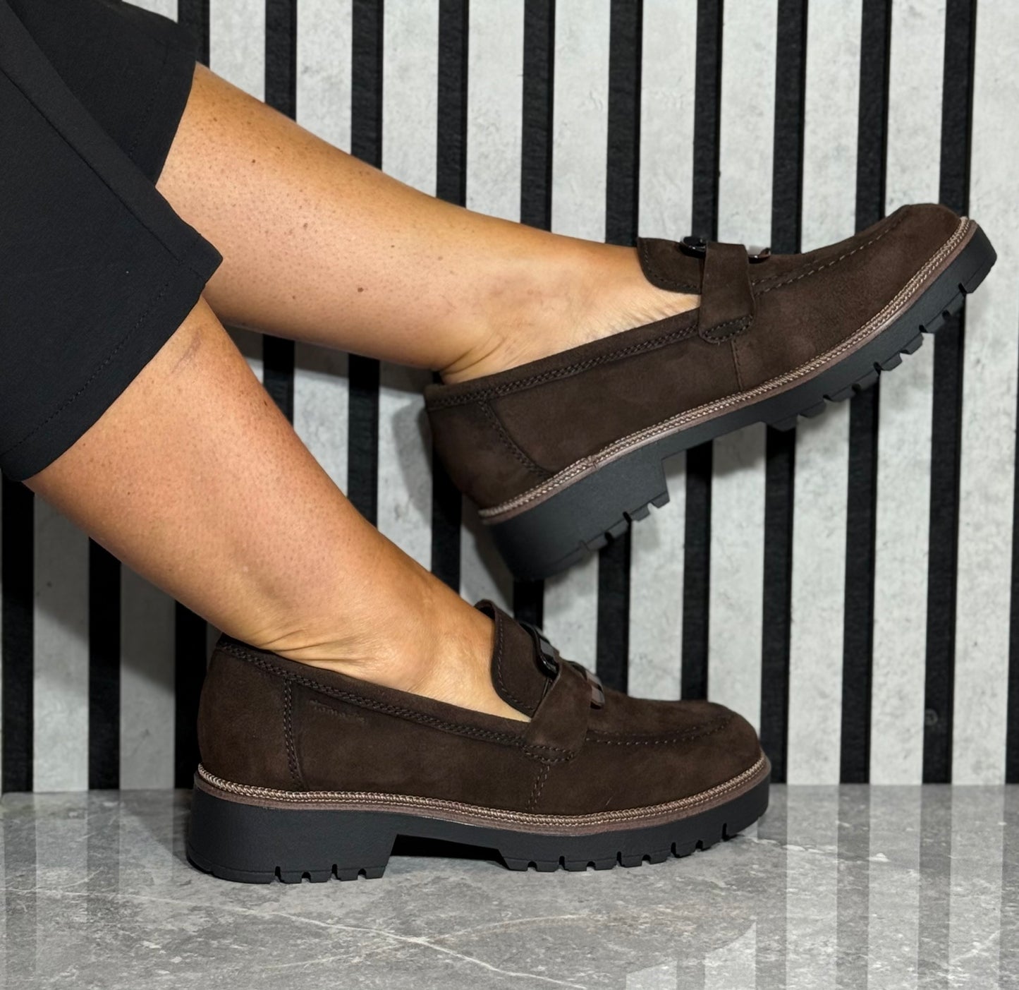 Tamaris - Mocca Suede Loafer