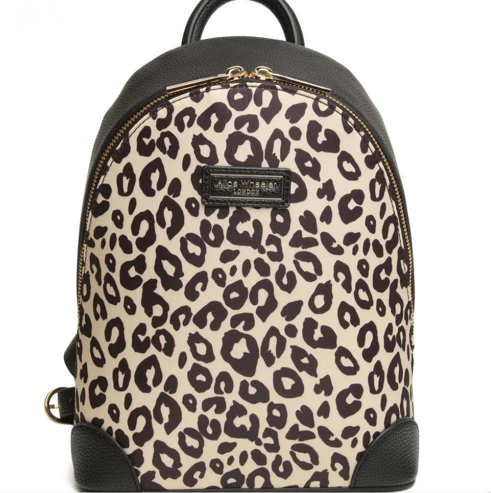 Alice Wheeler - Shoreditch Leopard Backpack