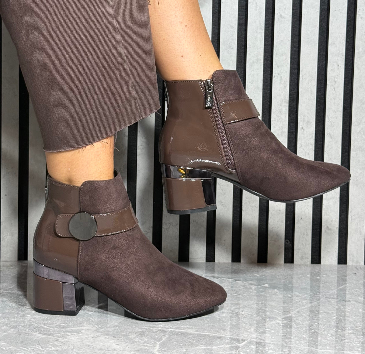 Lotus - 'Kirsty' Brown Ankle Boot