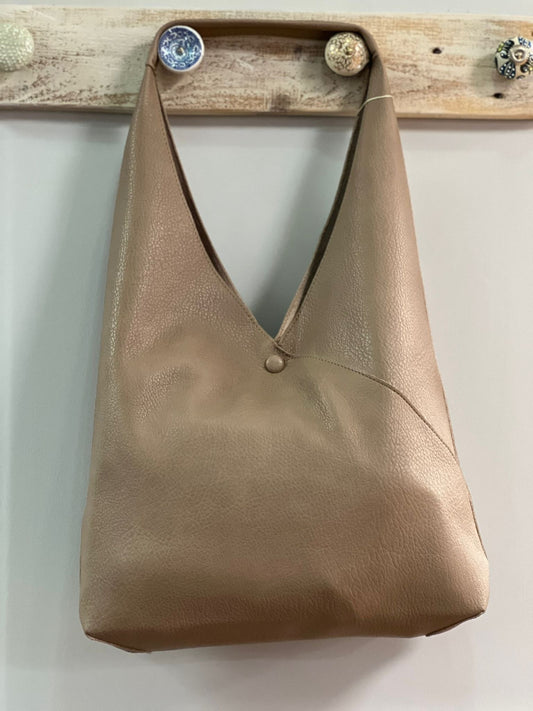 hannah k - 'Amy' Taupe 2 Piece Slouch Bag