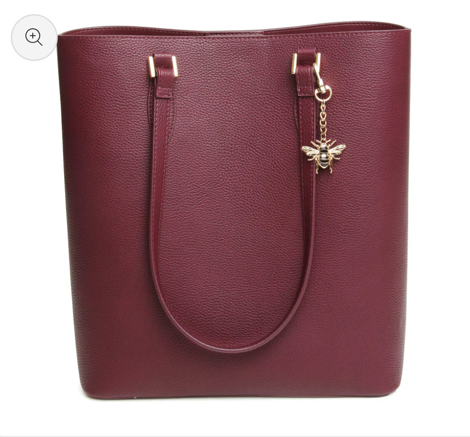 Alice Wheeler - 'Marlow’ Berry Tote Bag