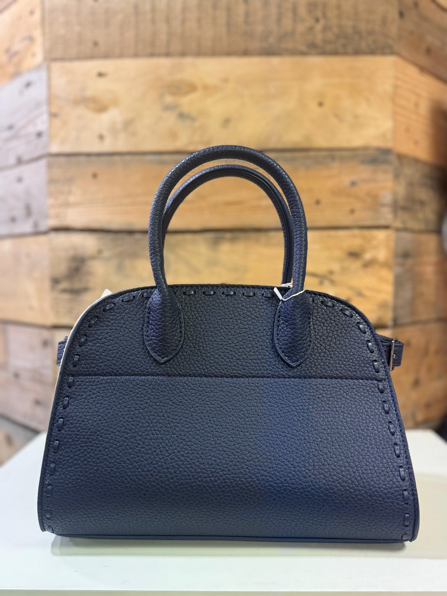 hannah k - 'Tina' Navy/Beige Combo Handbag