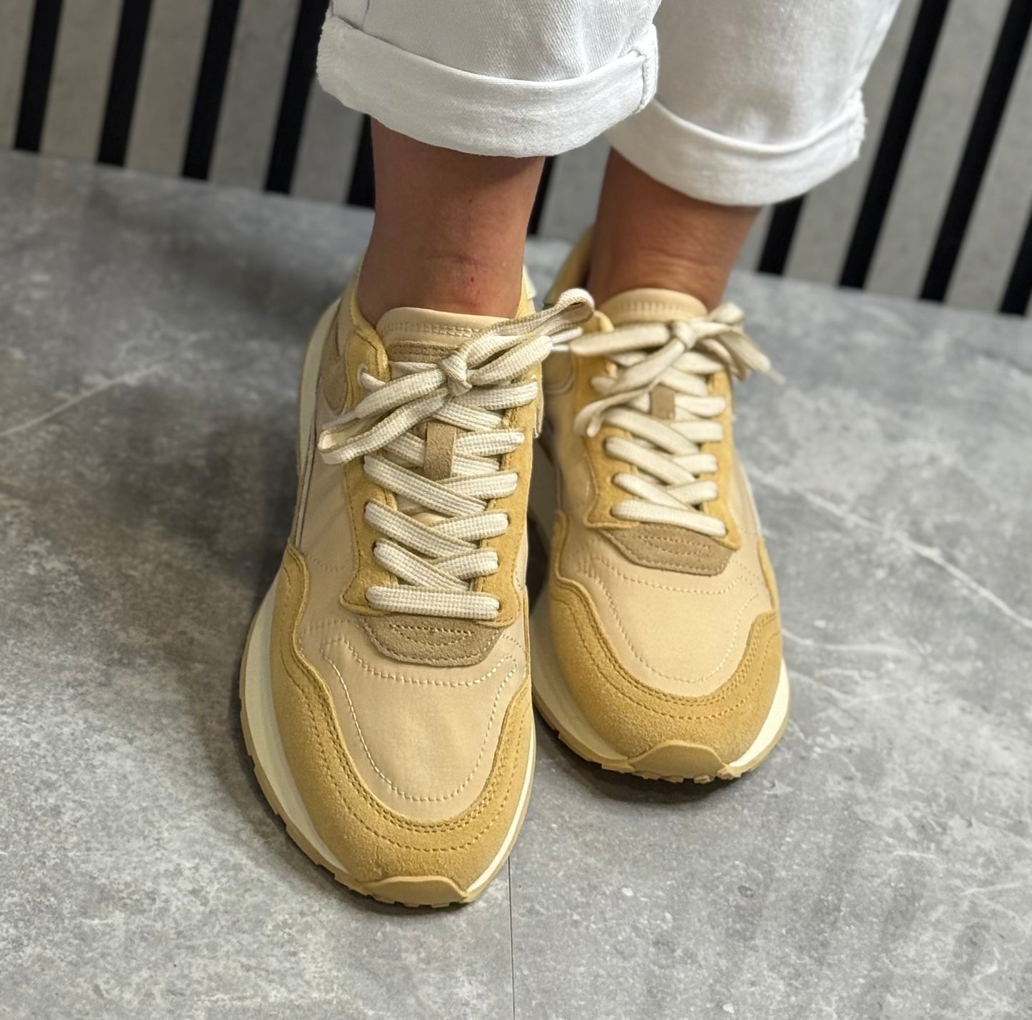 Hoff - 'City' Camel Leather Trainer