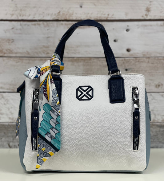 Xti -  White Multi Scarf Detail Handbag