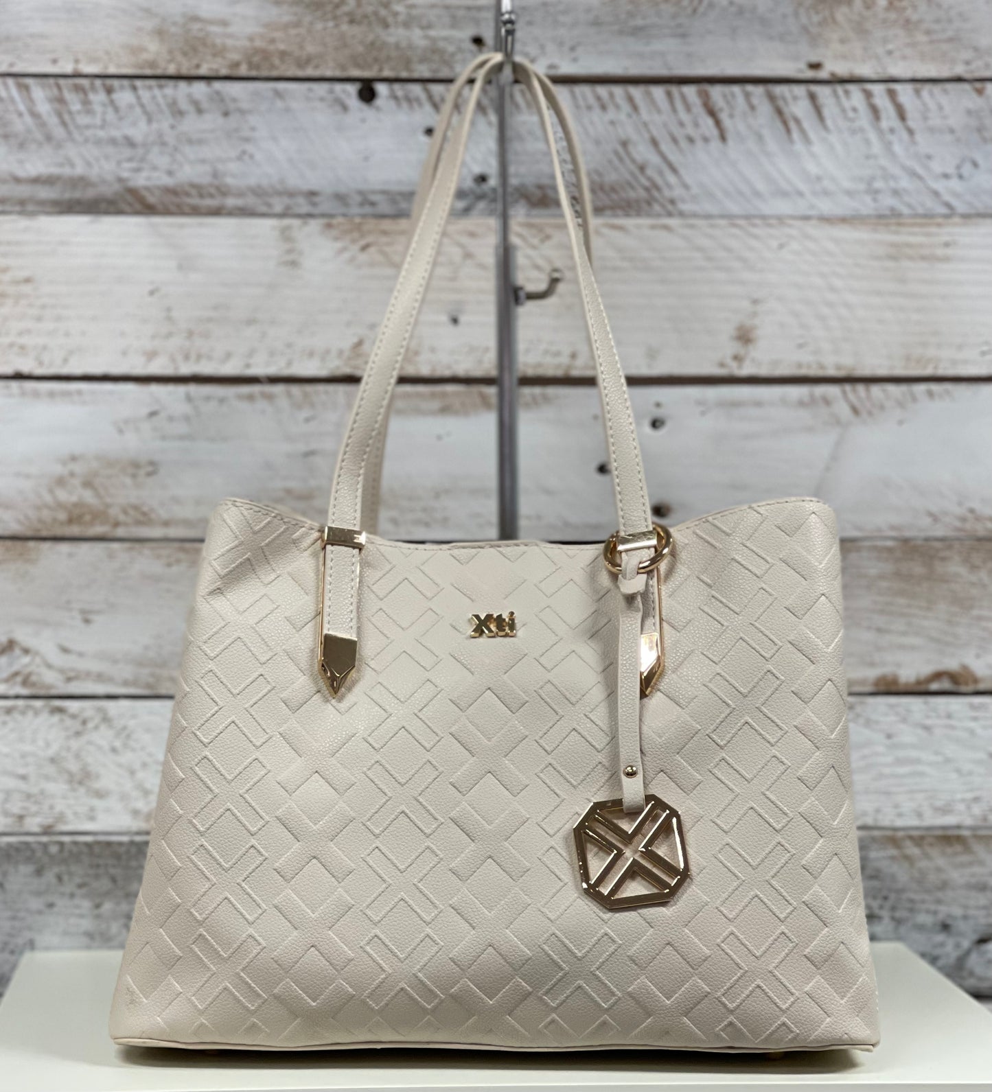 Xti -  Cream Detailed Handbag