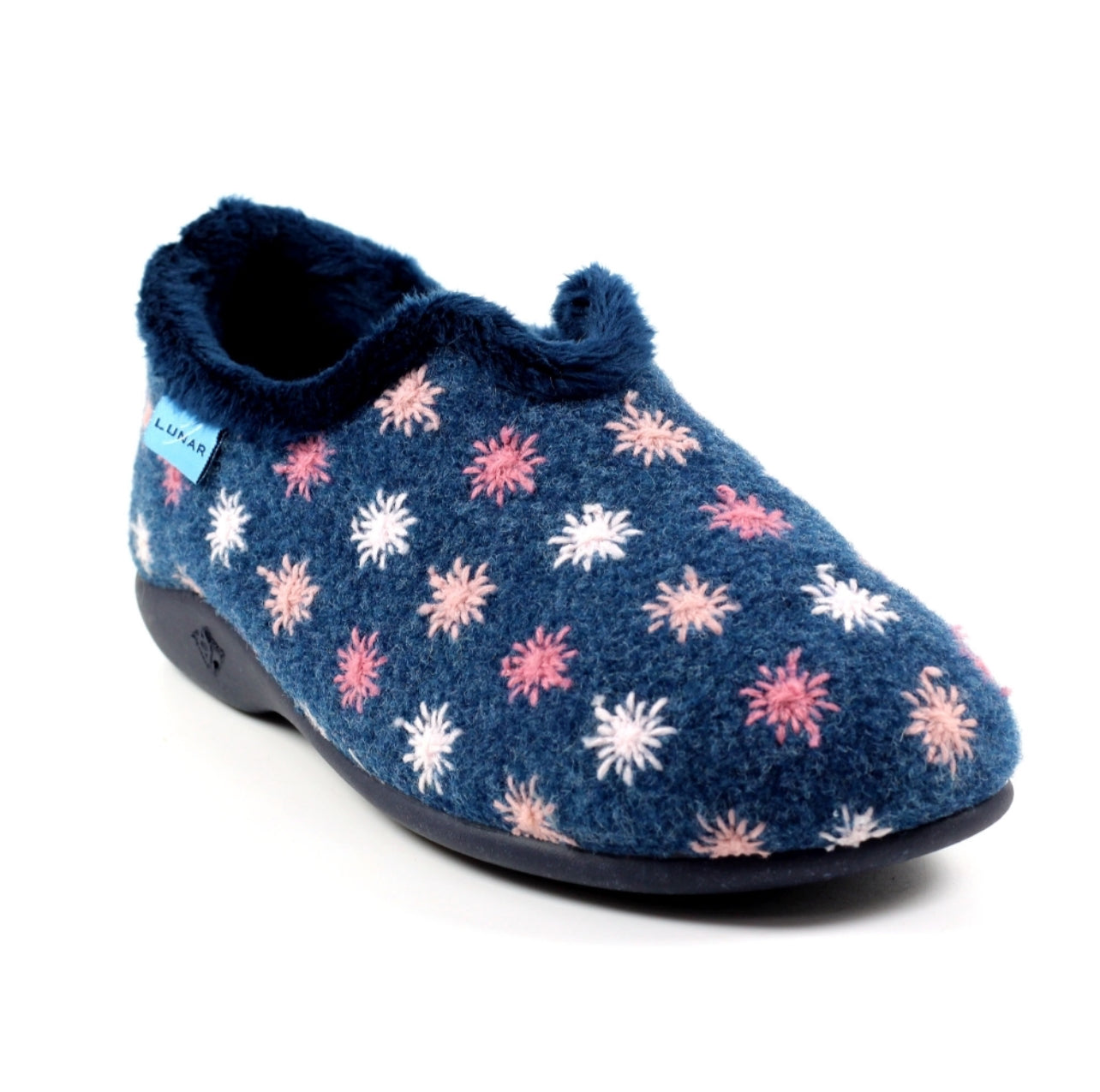 Lunar - 'Sundance' Navy Slipper