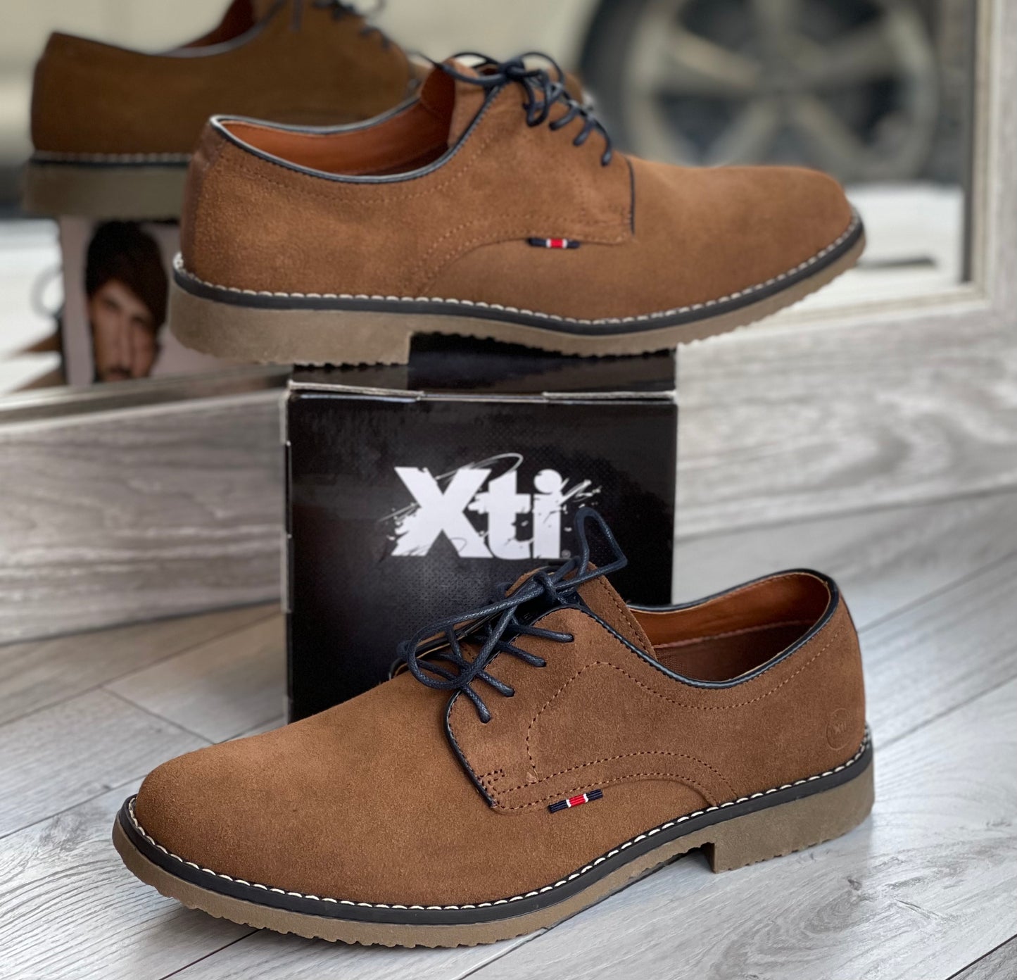 Xti - Men's Camel Leather Shoe